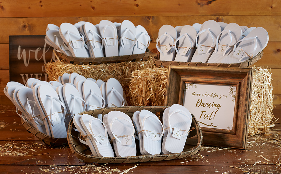 Choose best flip flops for wedding